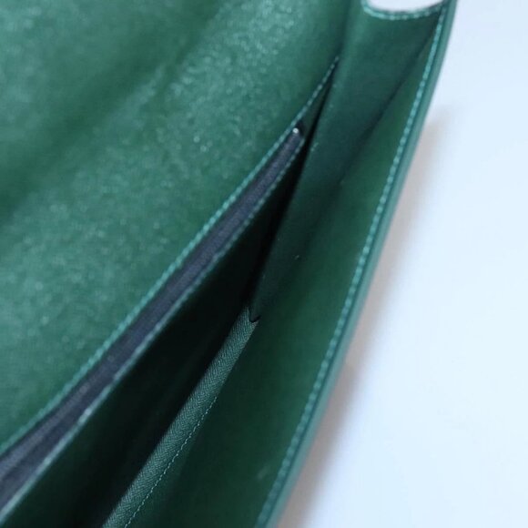 LOUIS VUITTON Taiga Pochette Amberop Clutch Bag Epicea LV Auth th5870 - Picture 11 of 16